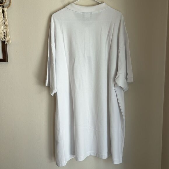 Psycho Bunny Men short sleeve logo white polo work casual designer size 4XL NWT - Picture 8 of 8